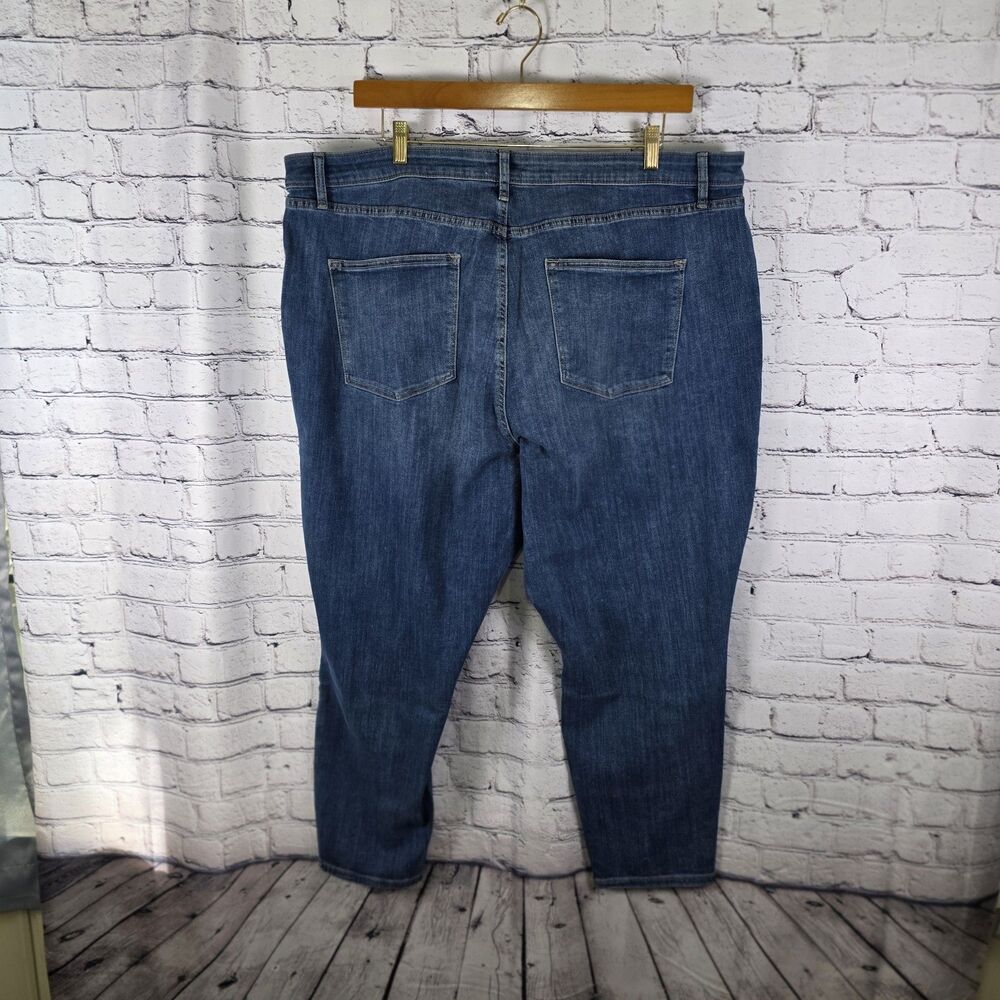Sonoma Goods For Life Curvy Skinny Jeans Womens 22W Blue Wash High Rise Stretch - Picture 8 of 11